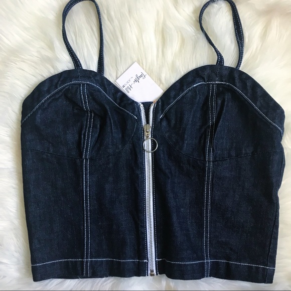 JOE’S JEANS | jean crop top - Picture 3 of 7